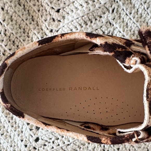 Loeffler Randall Tabitha Bracco knotted Chukka Animal Print Platform Shoes - Picture 12 of 16